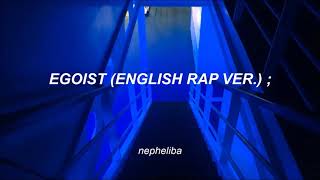 LOOΠΔ  Olivia Hye ft JinSoul  Egoist English Rap Ver  Traducida al Español [upl. by Northey34]