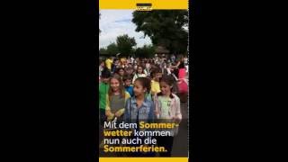 Ferienbeginn in Vorarlberg Zeugnistag mit Alexander aus Dornbirn [upl. by Aluin]