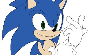 How to Draw Sonic the Hedgehog [upl. by Ydnih]