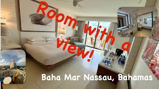 Grand Hyatt Baha Mar Room TourRoom 1426 West Tower King Bed Ocean View with Balcony July 2024 [upl. by Sille]