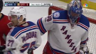 Henrik Lundqvist all shots against vs Ottawa 2017 Eastern Conf Semifinal Game 1 [upl. by Llenaej]