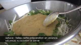 Céleri rémoulade  célerirave en rémoulade  la recette chef [upl. by Adyela745]