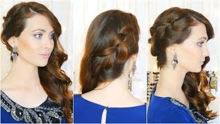 Peinado elegante de fiestaocasiones especiales Elegant and Easy Hairstyle for parties Lizy P [upl. by Amoakuh]