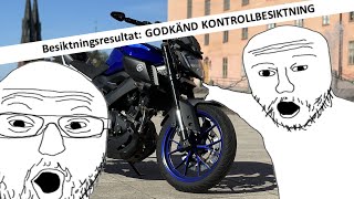 SISTA MOTOVLOGGEN FÖR I ÅR BESIKTAR MT125AN  GAMBEX [upl. by Friend]