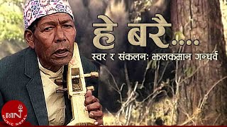 quotहे बरैquot Hey Barai Amaile Sodhlin  Jhalakman Gandharva  Nepali Song  Music Video [upl. by Llemrej]