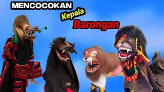 MENCOCOKAN KEPALA BARONGAN barongan devil barongan jumantoro barongan blora [upl. by Neva]