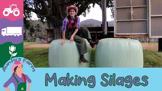 🌿🚜Making Silage on Auntys Farm🚜🌾 [upl. by Fredette]