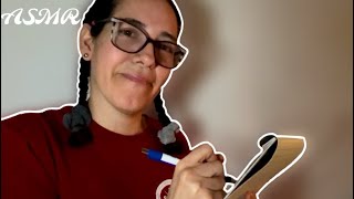 ASMR Asking you questions in Spanish Interview asmr asmrspanish asmrsounds [upl. by Keating]