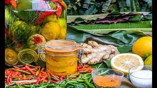 Recette  Achard de citrons confits Ile de la Réunion [upl. by Correna]