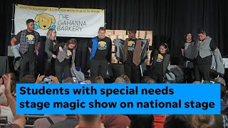 Students from Gahanna Lincoln High School perform magic show [upl. by Ruamaj]