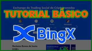 📈 Cómo usar BingX Tutorial en Español ComprarVender DepositarRetirar Staking Trading Copy [upl. by Weslee484]