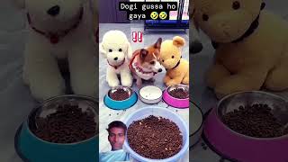 Dogi gussa ho gya😅 dog pets funny cute puppy hiphopmusic comedy funny [upl. by Iniffit]