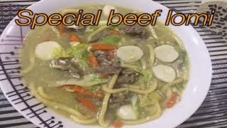 SPECIAL BEEF LOMI RECIPE [upl. by Latrell65]