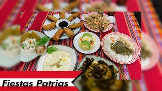 🇵🇪 ARROZ CHAUFA CON MARISCOS Y MUCHOS PLATOS POR FIESTAS PATRIAS PERUANAS [upl. by Connors]