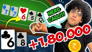 Watch and learn how to casually win LAKHS playing online poker in India [upl. by Gare194]