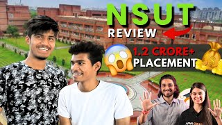 NSUT College Review  12 Cr Placement ⁉️ Hostels  Fees and Fest  DTU vs NSUT  Yash Mehra [upl. by Erik972]