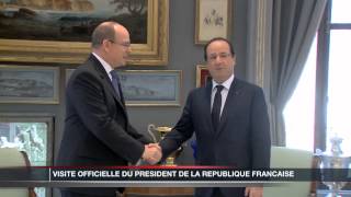 Visite officielle du président de la République Française à Monaco [upl. by Turner]