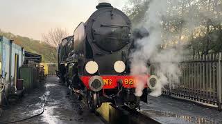 Steam at Newbridge Yard Grosmont MPD and Flying Scotsman at Shildon [upl. by Anenahs]