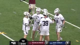 March 5 2024 No 11 Mens Lacrosse Soars Past Franklin Pierce 209 [upl. by Smeaj]