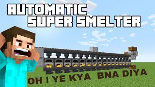 AUTOMATICMINECRAFTSUPERSMELTER viralvideo shortvideo ytshorts ytviralshorts [upl. by Sherill]