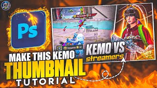 How To Make Thumbnail Kemo  Make This Thumbnail Like Bixiop  pubg bgmi [upl. by Vories]