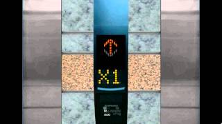 ANIMATED XF Plaza Nothingville Mitsubishi Giant Glass Elevator [upl. by Meesaw]