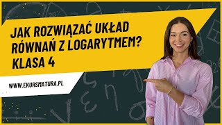 287 Rozwiąż układ równań Powtórz logarytm Matematyka Rozszerzona Funkcja Logarytmiczna [upl. by Quartet459]