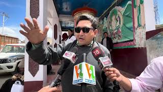 Congress Candidate Tsering Namgyal responds to Housing Colony PS controversy [upl. by Ymmat341]