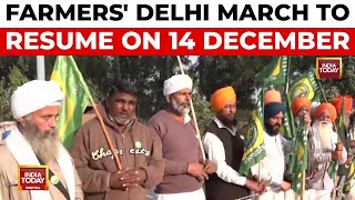 Punjab Farmers to Resume Delhi March on 14 December as Talks with Government Stall  INDIA TODAY [upl. by Nwahsid291]