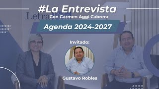 quotTenemos 84 agendasquot Gustavo Robles habla de su plan de gobierno a tres años [upl. by Pastelki]