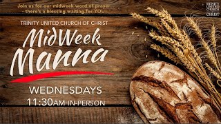 Rev Mosea L Harris Jr  Midweek Manna 7PM 092524 [upl. by Airdna839]