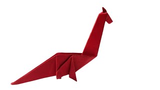 How To Make an Origami Dinosaur  Paper Craft [upl. by Noid]