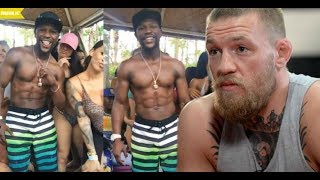 What Does Conor McGregor Think About Floyd Mayweather Jrs HUGE 154Pound Physique [upl. by Tol508]