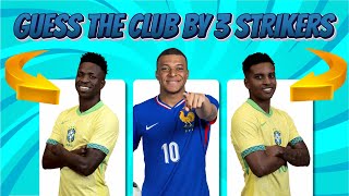 GUESS THE NATIONAL TEAM BY 3 STRIKERS  Guess the Football Club [upl. by Pedersen322]