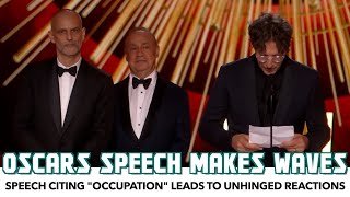 Oscars Speech Citing quotOccupationquot Leads To Some Unhinged Reactions [upl. by Cloe708]