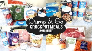 5 Quick amp Easy Crock Pot Meals  Whats For Dinner [upl. by Hilarius]