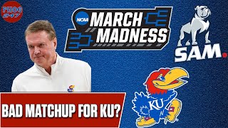 Samford could pose Kansas some troubles in the NCAA Tournament first round [upl. by Drud877]