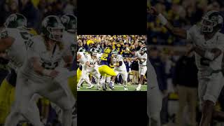 Michigan win over Michigan State ends with punches thrown [upl. by Idelson]