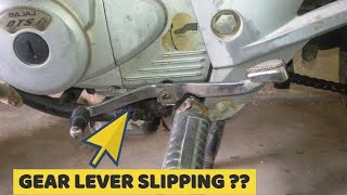 How to fix gear lever slipping problem in any motorcycle  gear lever changing  pulsar 150 [upl. by Asilim]