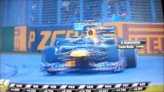 Kimi Raikkonen doesnt understand blue flags Australia 2012 [upl. by Bauer]