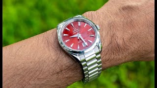 Omega Aqua Terra 38mm Red Dial in Orlando  One Month Owning Experience [upl. by Cerellia]