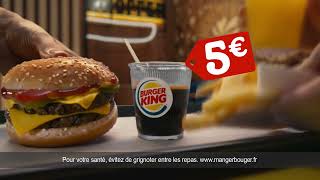 BURGER KING  MENU BON amp PAS CHER  CAFÉ [upl. by Campos]