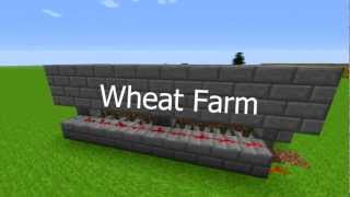 How To Make A SemiAutomatic Wheat Farm  Minecraft Tutorial S01 EP10 [upl. by Tansy566]