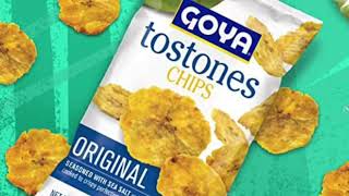 We Try Wednesday Goya Tostones Chips [upl. by Esiralc]