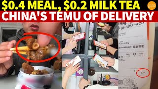 04 Meal 02 Milk Tea Share Meals Trending in China—Called Temu of Food Delivery [upl. by Lavotsirc275]