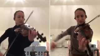 1er mouvement concerto pour deux violons de Bach Céline Prussel violoniste [upl. by Aselehc]