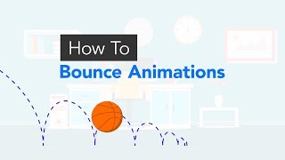 After Effects Tutorial  How to make easy bounce animations BEGINNER [upl. by Lorac699]