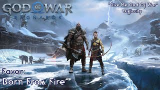 God Of War Ragnarök ★ Favour Born From Fire Give Me God Of War  Walkthrough [upl. by Yajnas]