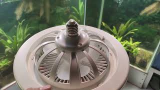 E27 Light With Ceiling Fan Unboxing and Testing [upl. by Nahaj]