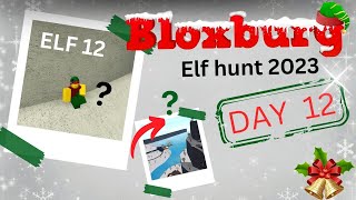 Bloxburg elf hunt 2023 DAY 12  ELF 12 found bloxburgelfhunt elfhunt bloxburg bloxburgchristmas [upl. by Hanfurd442]